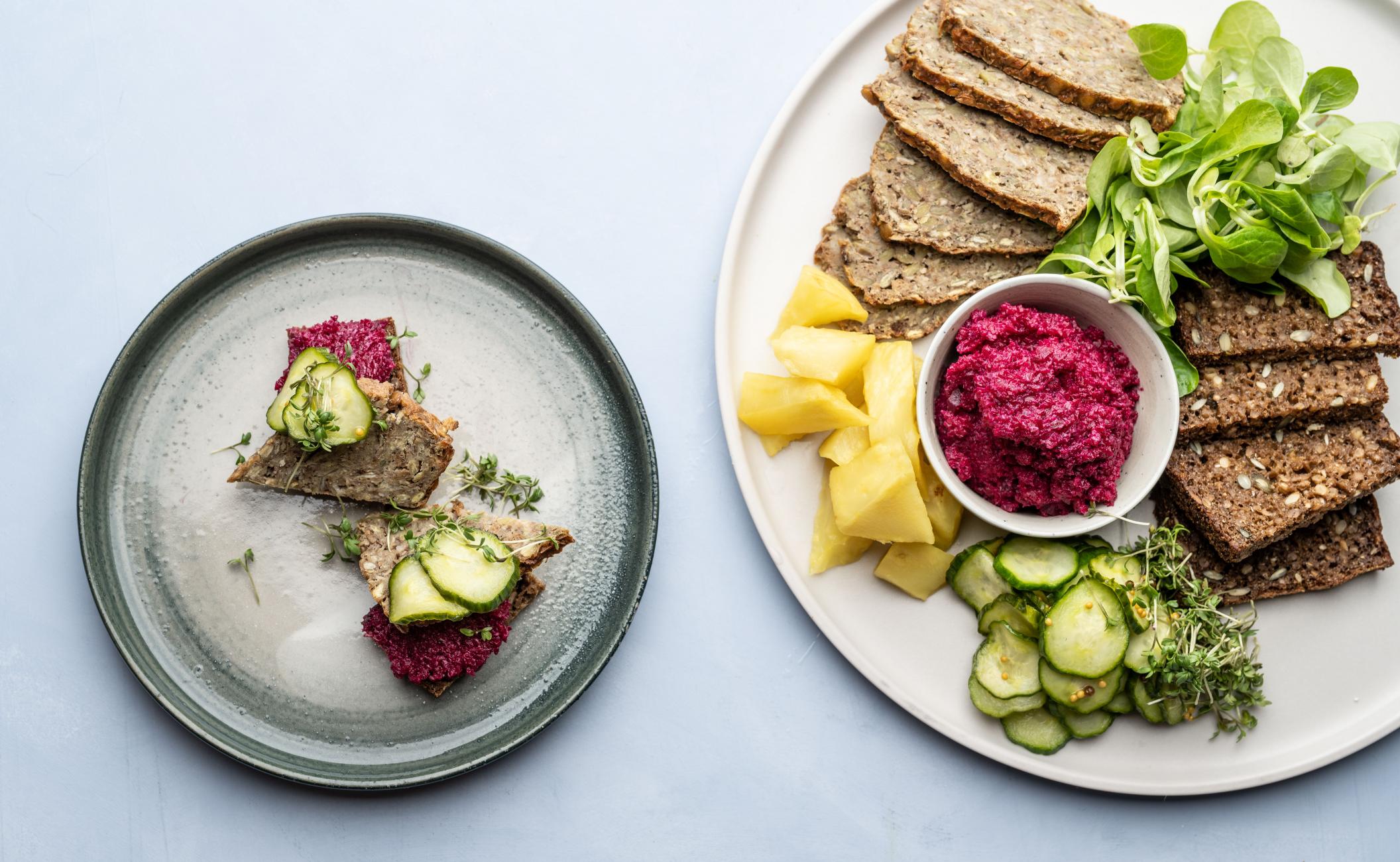 Farsbrød med linser, knoldselleri og spidskommen