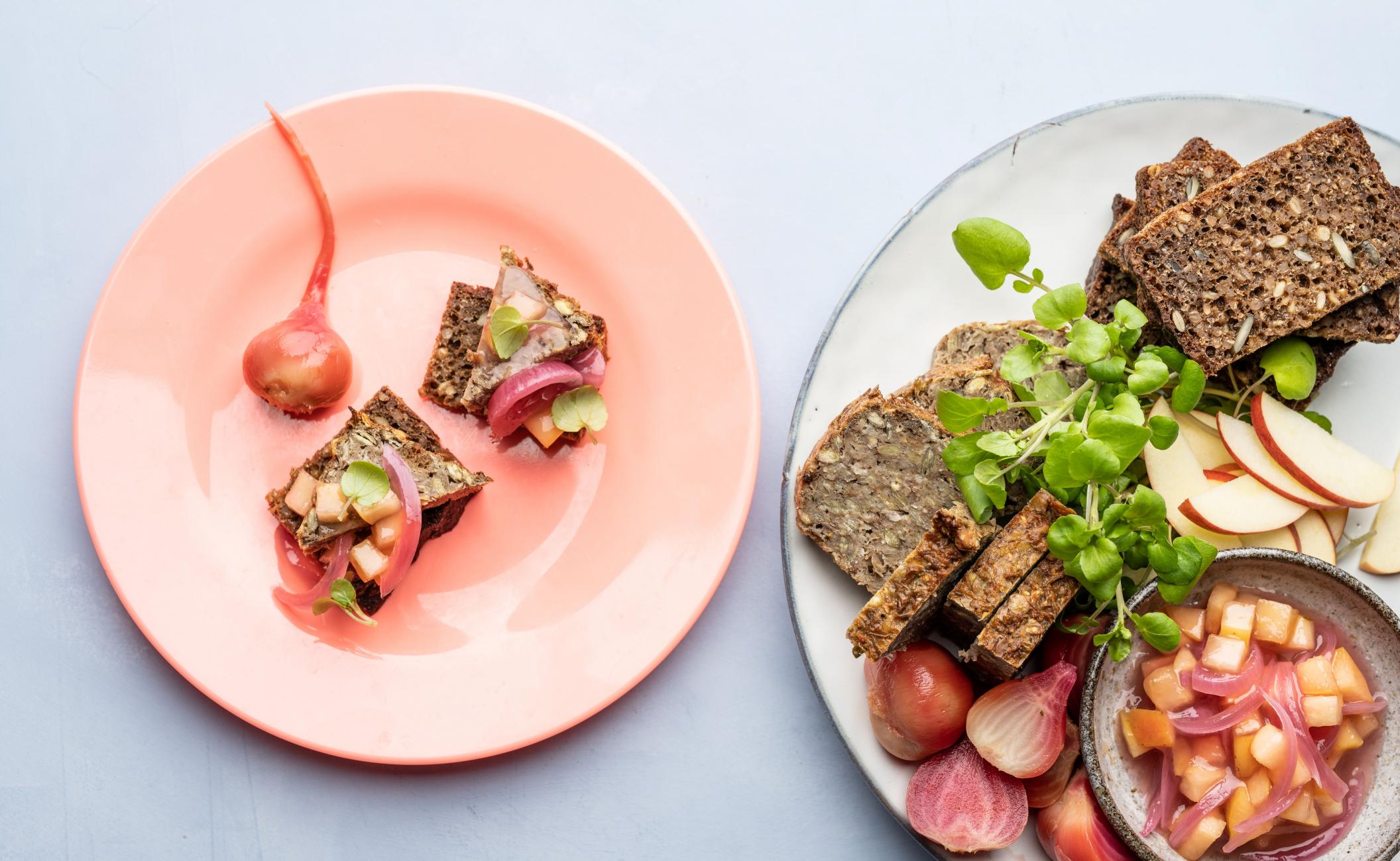 Farsbrød med linser, persillerod og garam masala