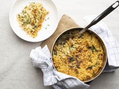 Mac'n'cheese med butter beans